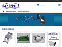 Tablet Screenshot of lojamaster.com.br